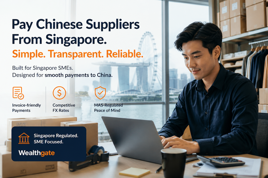 Pay Chinese Suppliers from Singapore